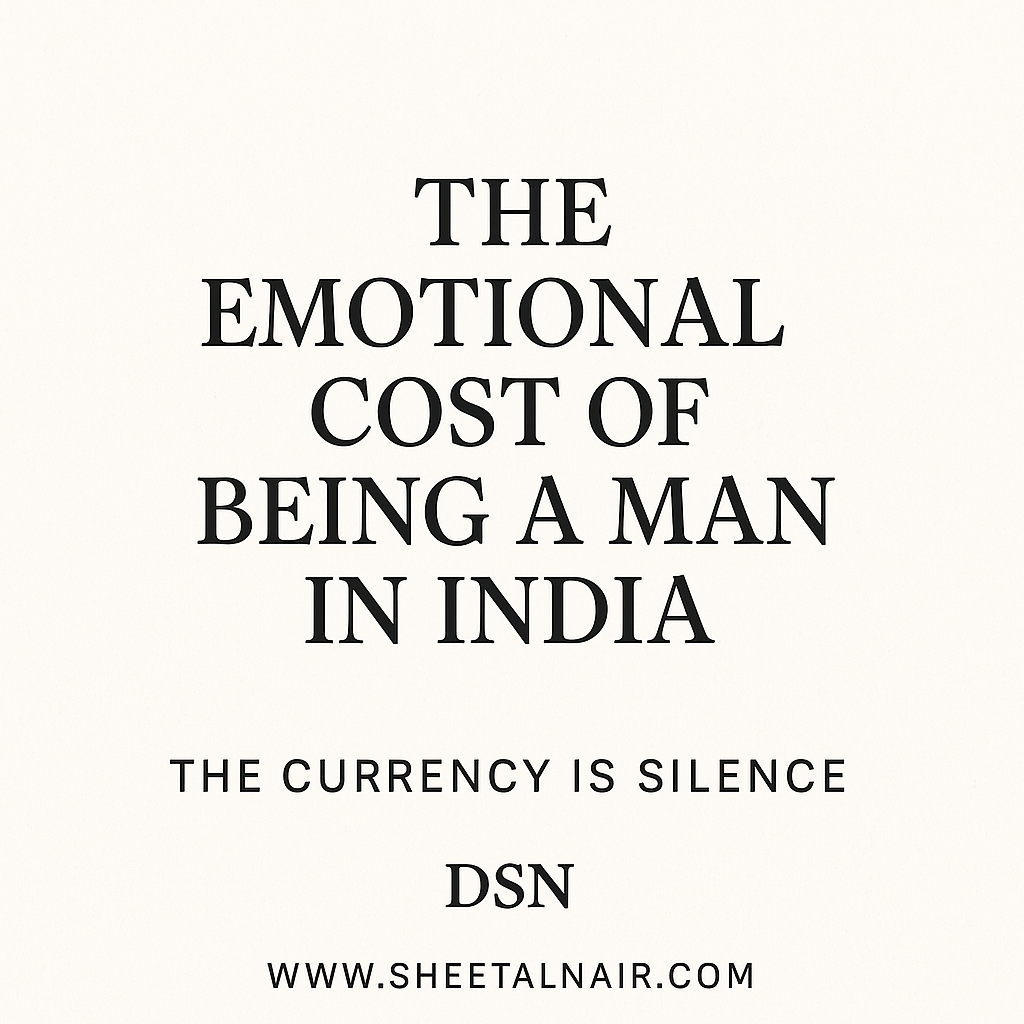 The Emotional Cost of Being a Man in India
