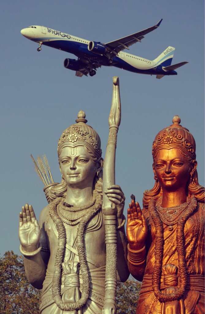 Twice a Year, an Indian Airport Stops for God